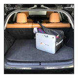 Trunk Organizers For SUV by Higher Gear - Trunk Organizer for Car, Auto, Truck - Reinforced Handles, 3 Interior Mesh Pockets, Collapsible Rigid Folding Bottom | Plus eBook